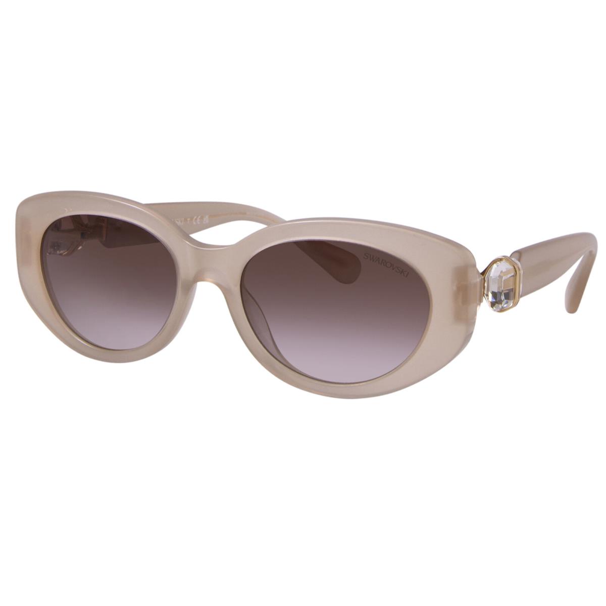 Swarovski SK6002 103413 Sunglasses Women`s Transparent Beige/brown Gradient 53mm