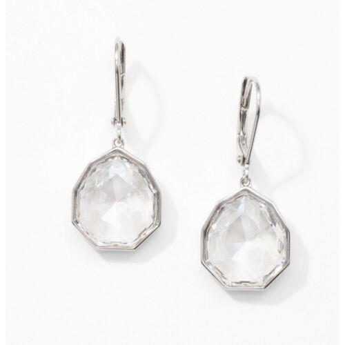 Swarovski Touchstone Crystal Earrings 1 Drop Clear Rhodium Condition