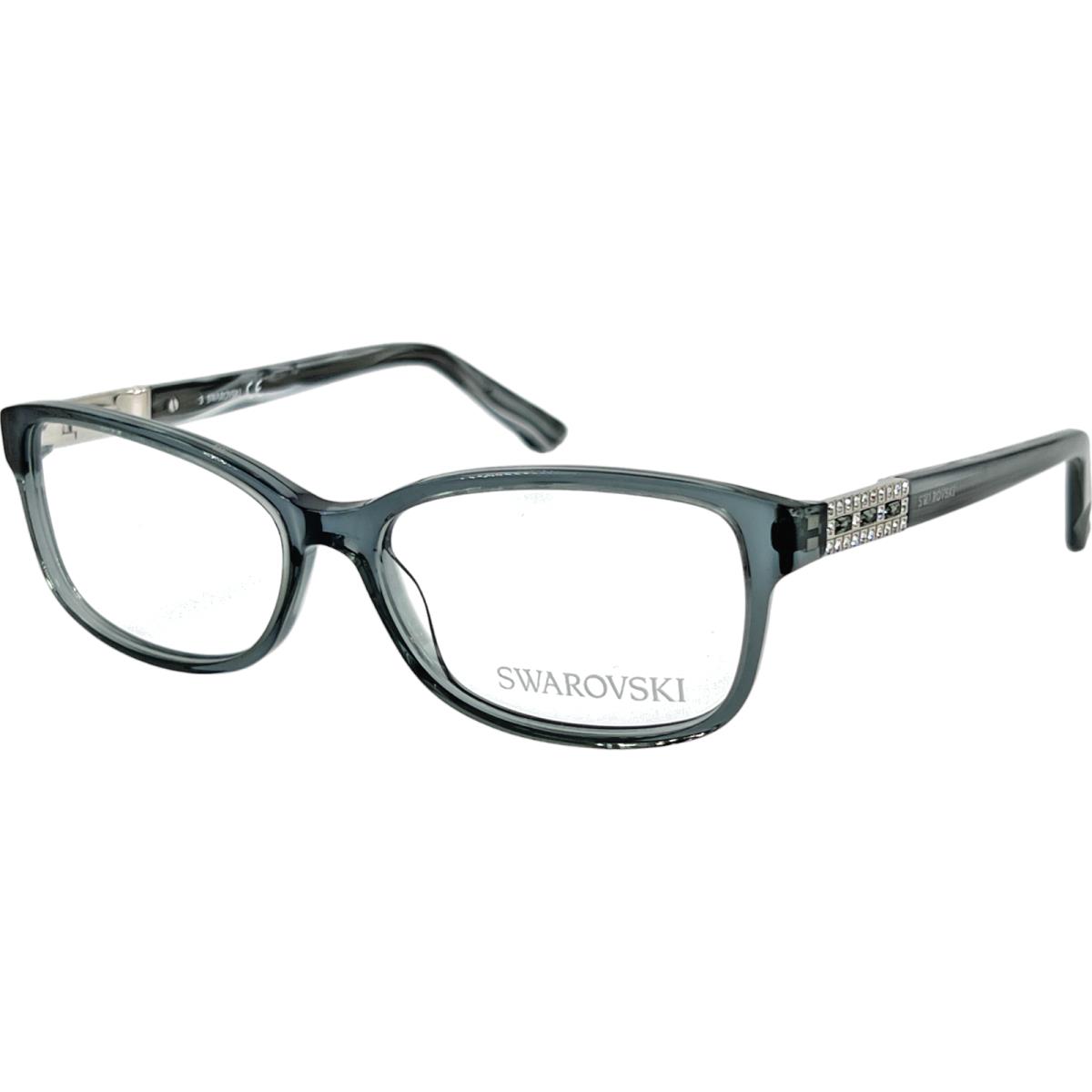 Swarovski SW5155 Foxy Women`s Plastic Eyeglass Frame 020 Grey 53-14 W/case