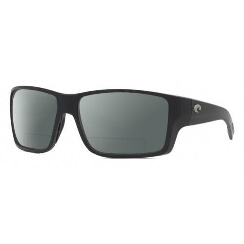 Costa Del Mar Reefton Pro Mens Polarized Bifocal Sunglasses in Black 63mm 41 Opt Grey