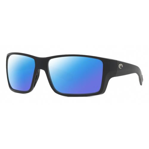 Costa Del Mar Reefton Pro Mens Designer Polarized Sunglasses Black 63mm 4 Option - Frame: Multicolor, Lens: Blue Mirror Polar