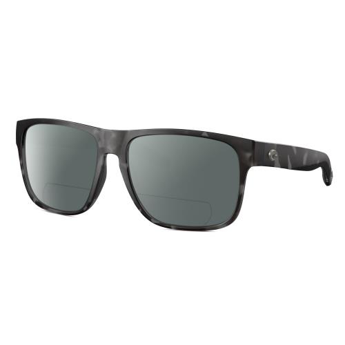 Costa Del Mar Spearo XL Mens Polarized Bifocal Sunglasses Shark Grey 59mm 41 Opt Grey