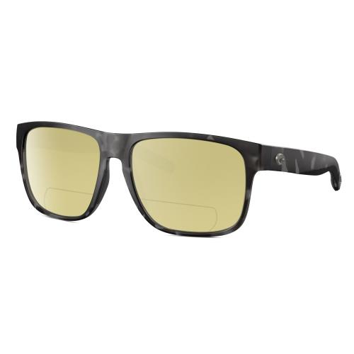 Costa Del Mar Spearo XL Mens Polarized Bifocal Sunglasses Shark Grey 59mm 41 Opt Yellow