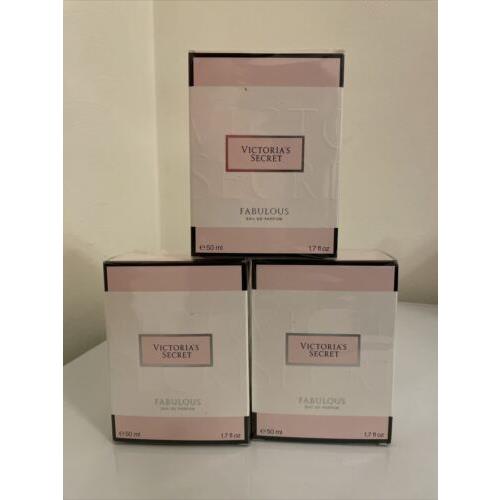 3X Fabulous Perfume Victoria`s Secret 1.7 Oz 50 ml Edp Eau De Parfum Spray Ne