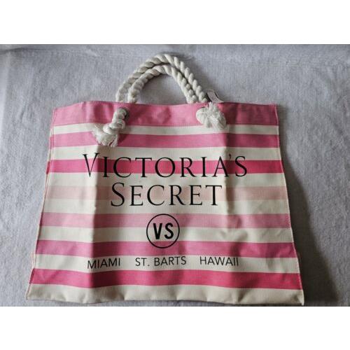 Victoria`s Secret Beach Bag X-large Weekender Tote Bag Purse