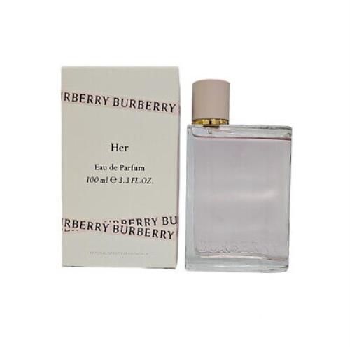 Burberry Her 3.3 oz /100 ml Eau De Parfum Women Spray by Burberry