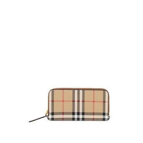 Burberry Check Leather Wallet