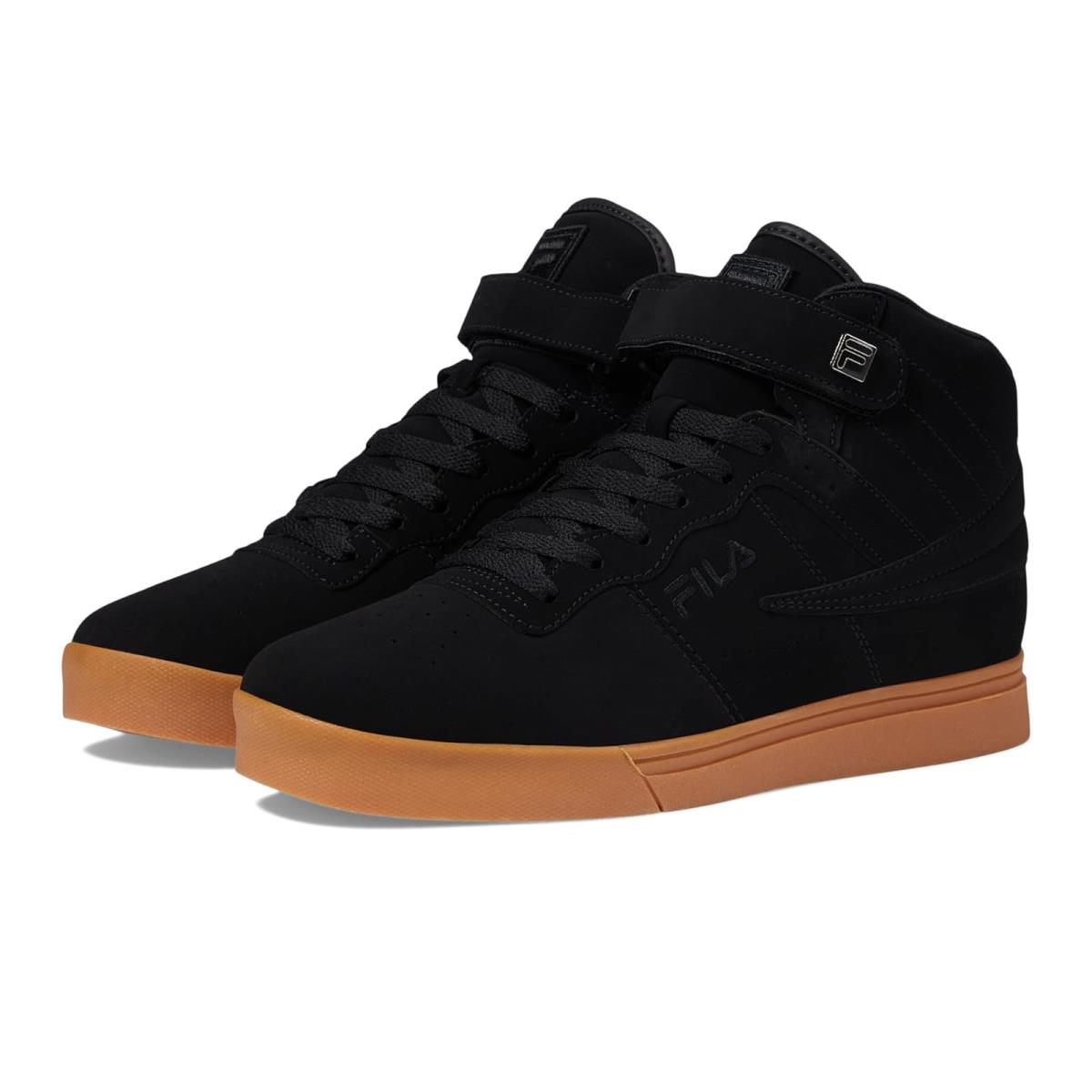 Man`s Sneakers Athletic Shoes Fila Vulc 13 Gum - Black/Gum