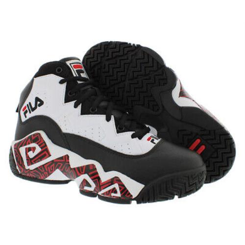 Fila MB Mens Shoes Size 9.5 Color: Black/white/red