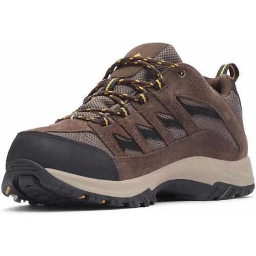 Columbia Crestwood WP Mens Hiking Trail Shoes Brown Waterproof Size 11 - Brown