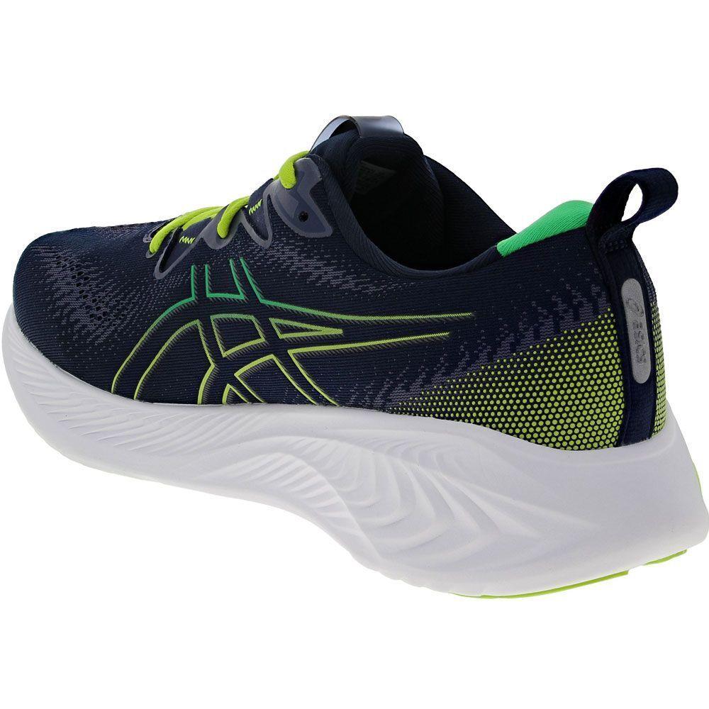 Mens Asics Gel Cumulus Xxv Midnight Cilantro Mesh Running Shoes Medium/Regular