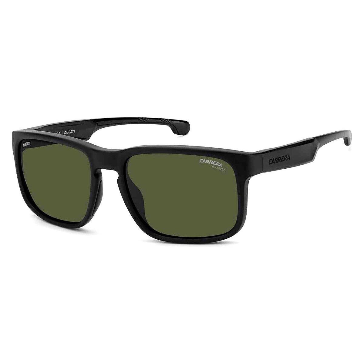 Carrera Carduc 001/S Sunglasses Men Matte Black 57mm - Frame: Matte Black, Lens: Green Polarized