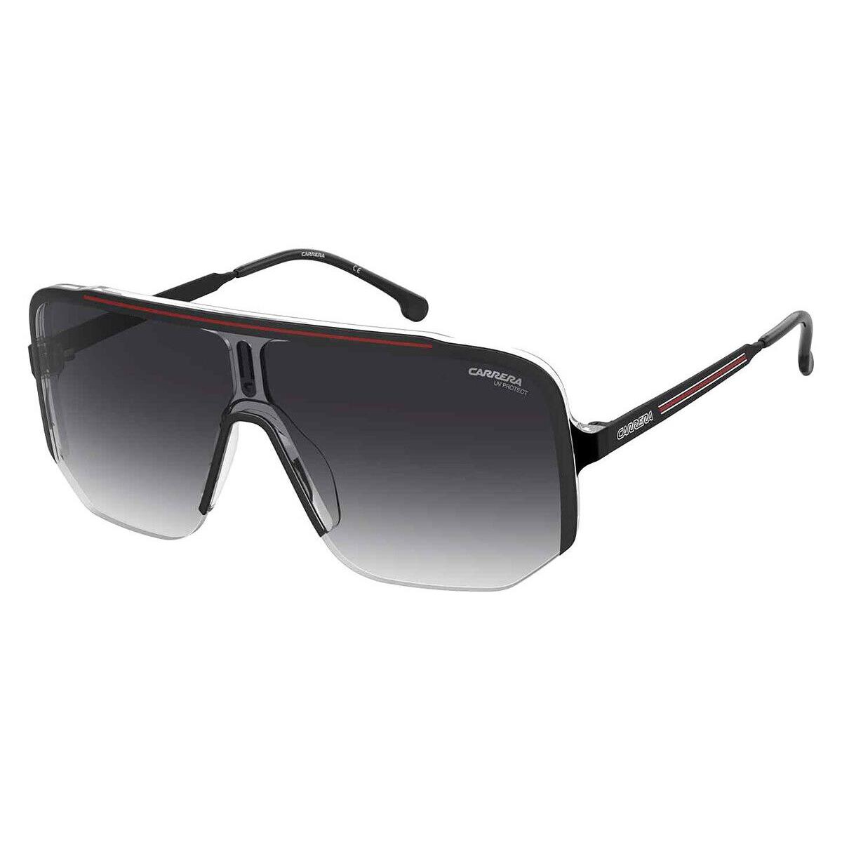 Carrera Car Sunglasses Unisex Black Red / Gray Shaded 99mm