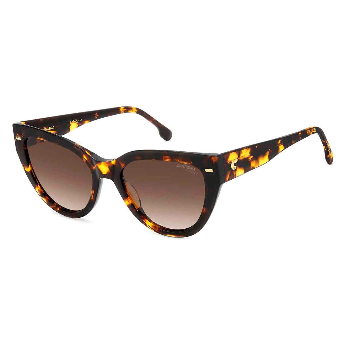 Carrera Car Sunglasses Women Havana / Brown Gradient 55mm