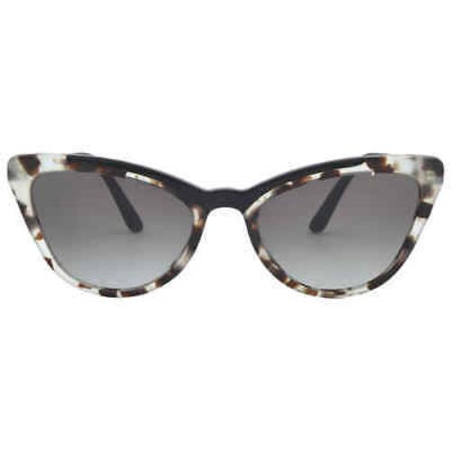 Prada Grey Gradient Cat Eye Ladies Sunglasses PR 01VS 3980A7 56 PR 01VS 3980A7