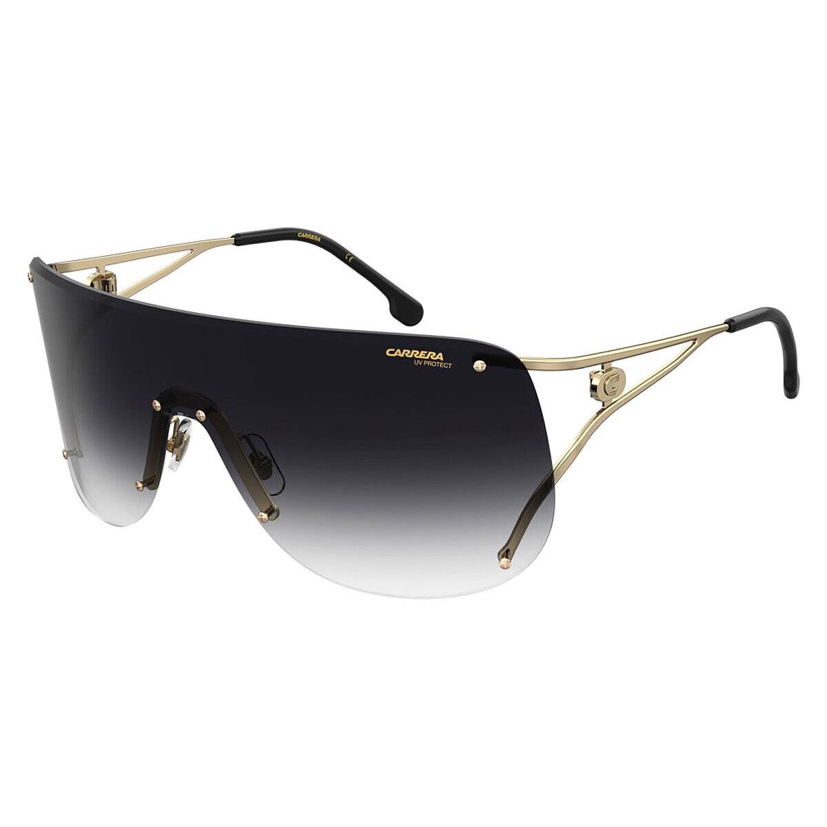 Carrera Car Sunglasses Women Gold Black / Gray Shaded 99mm