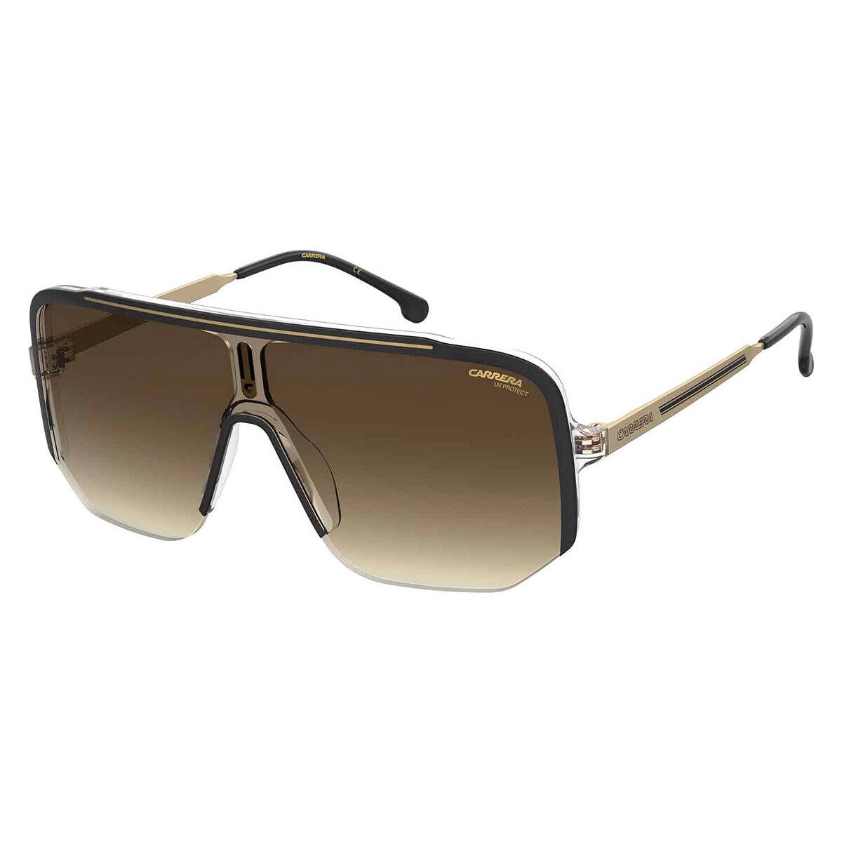 Carrera Car Sunglasses Black Gold / Brown Gradient 99mm