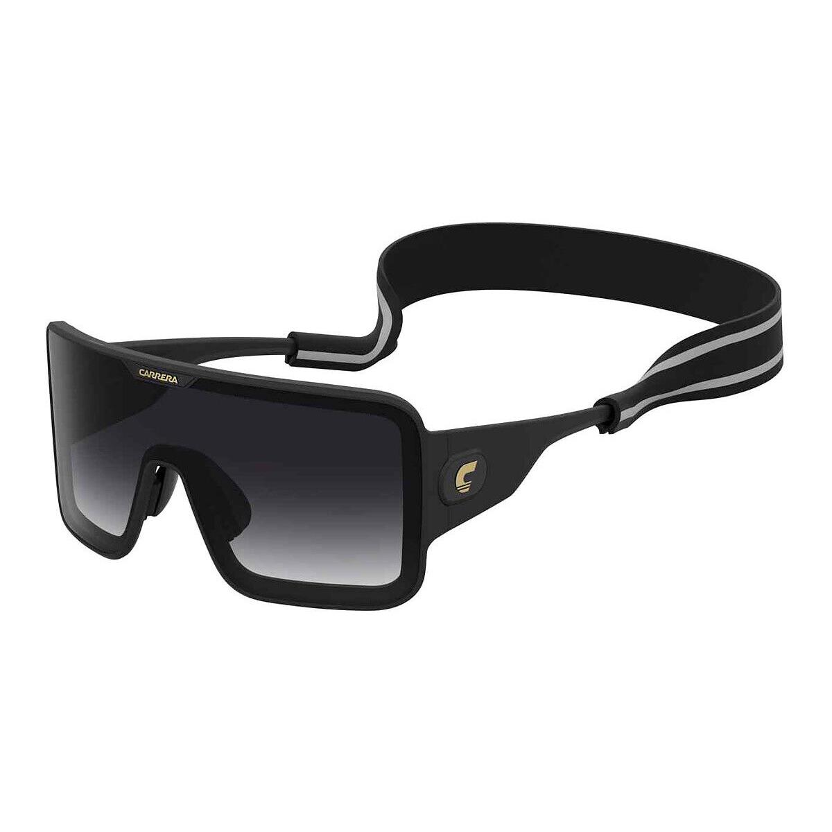 Carrera Car Sunglasses Unisex Matte Black / Gray Shaded 99mm