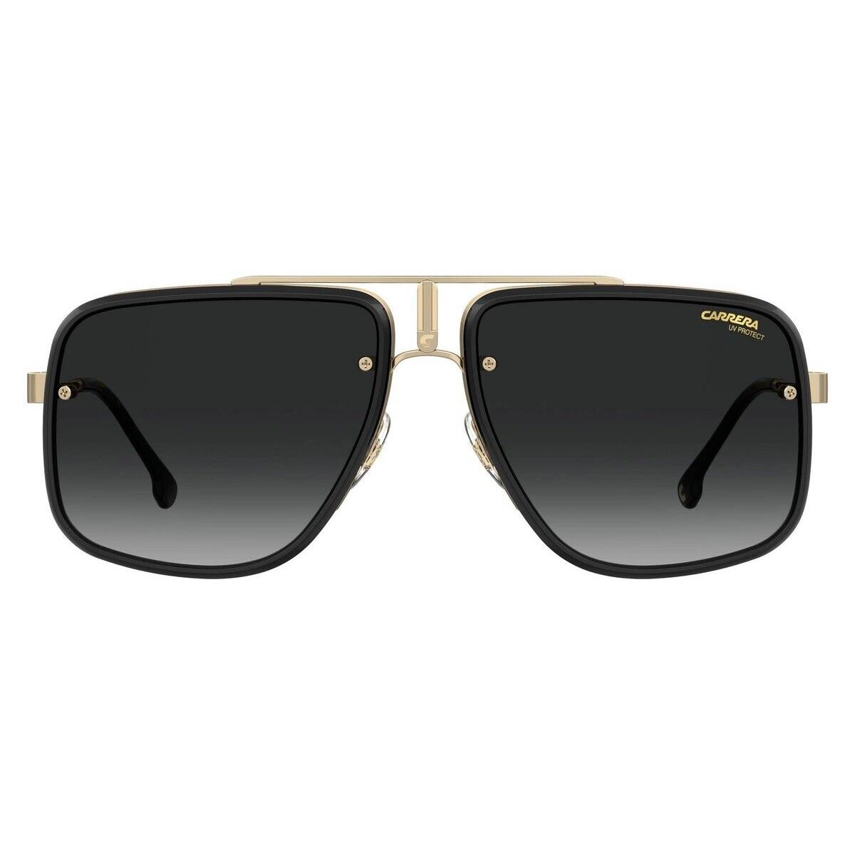 Carrera Glory Ii Sunglasses Men 0RHL Gold Black Rectangle 59mm