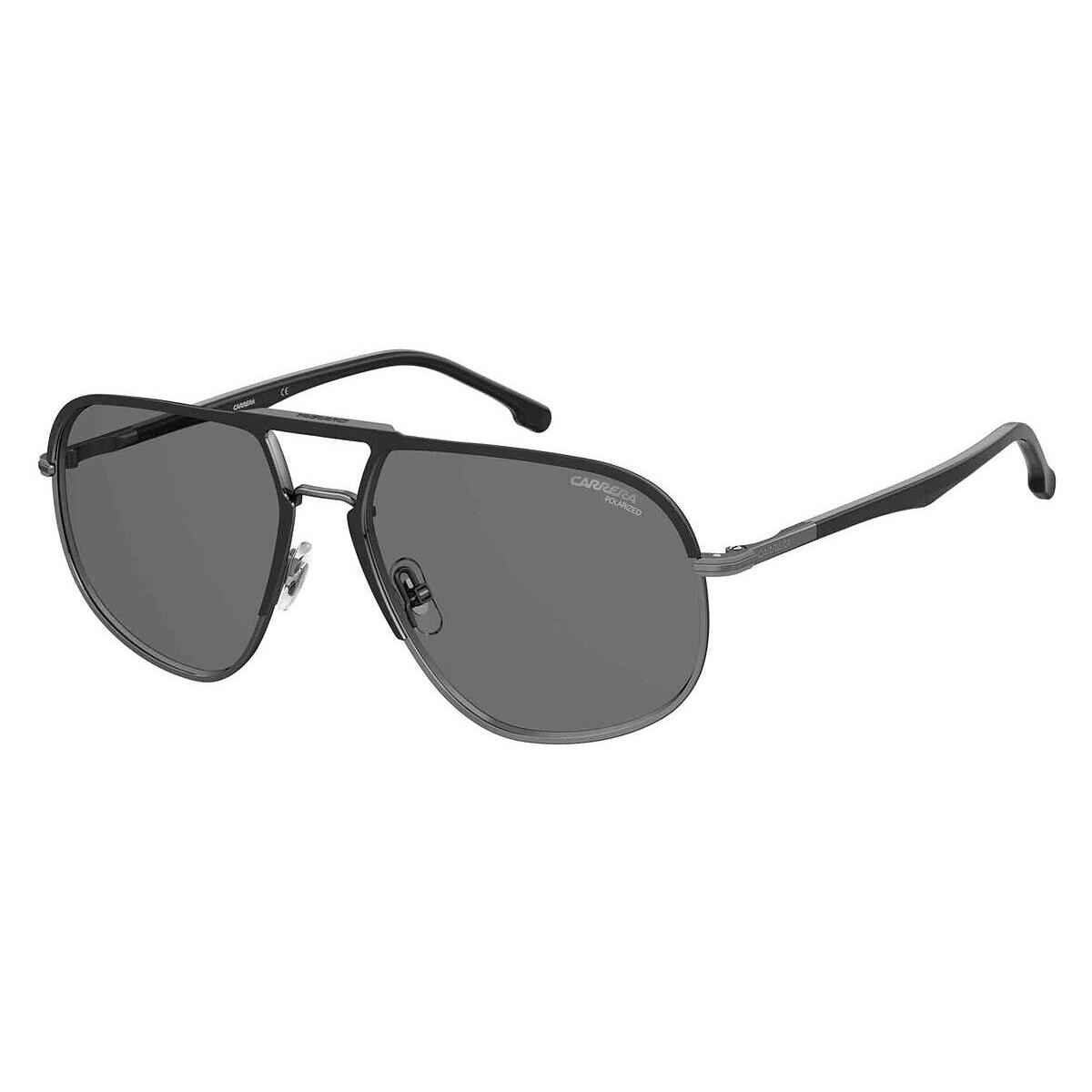 Carrera Car Sunglasses Matte Black Dark Ruthenium / Gray Polarized