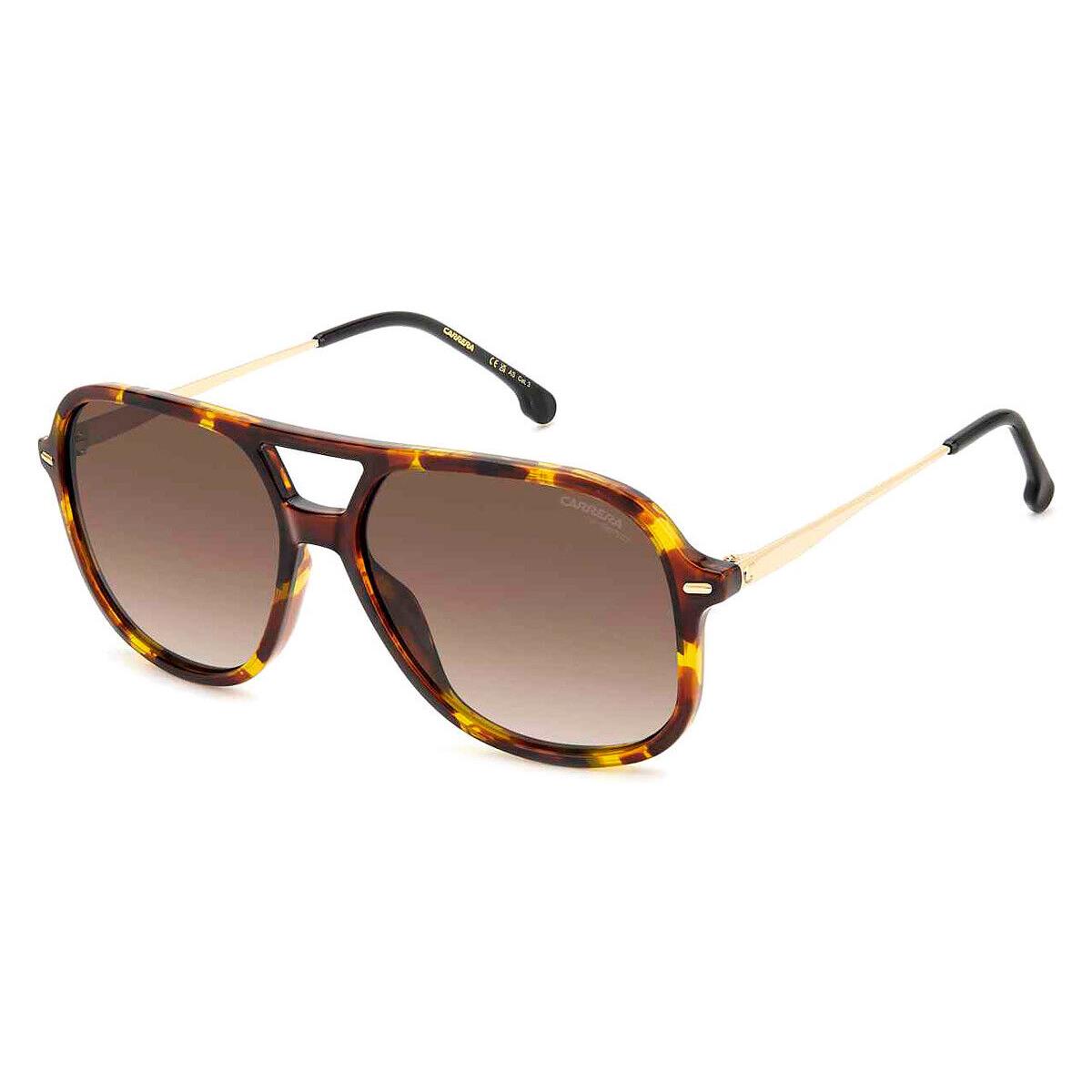 Carrera Car Sunglasses Women Havana 2 / Brown Gradient 58mm