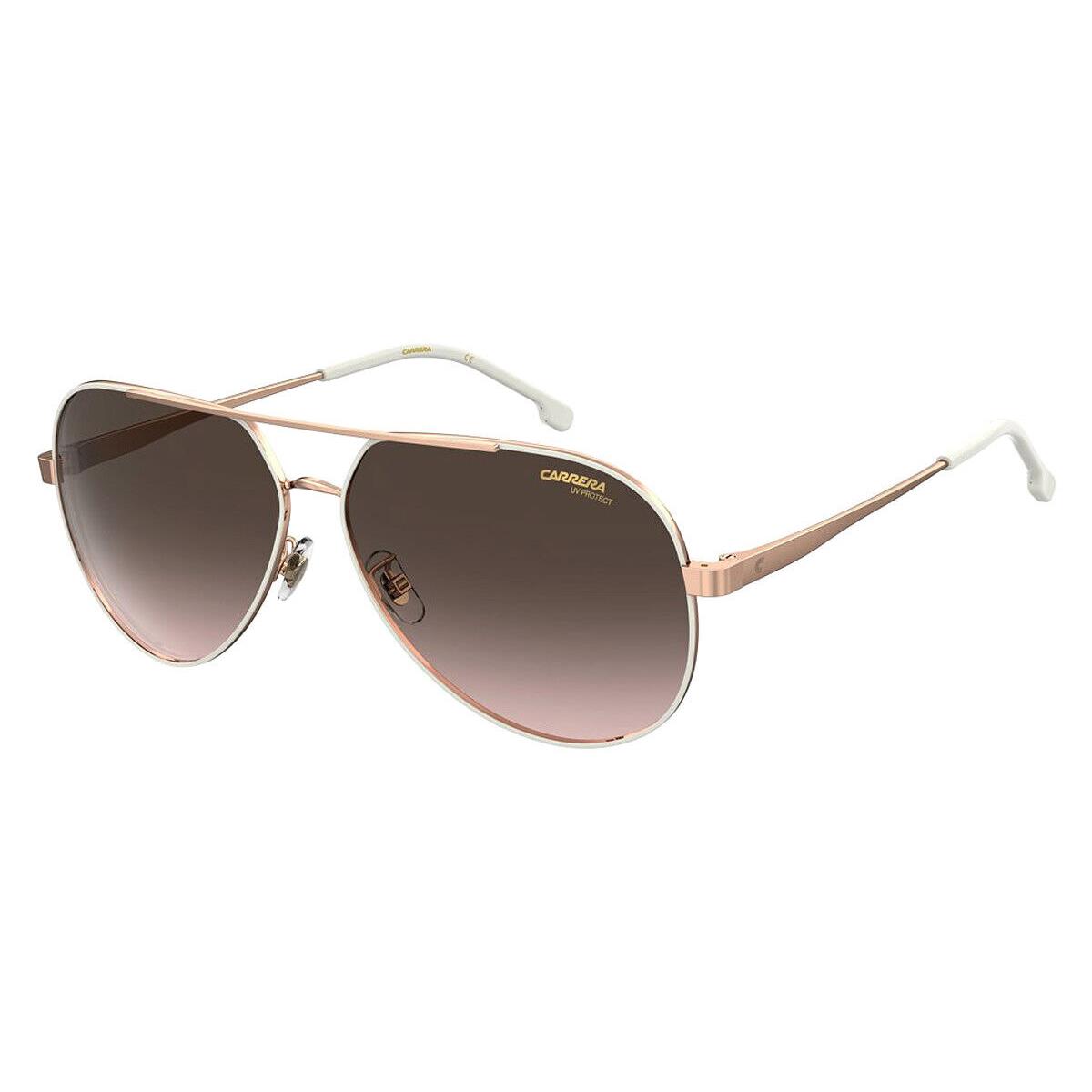 Carrera Car Sunglasses White Copper Gold / Brown Gradient