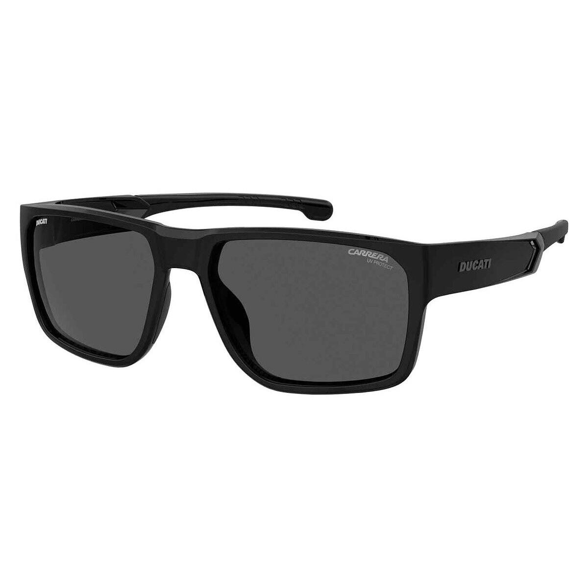 Carrera Carduc 029/S Sunglasses Men Black 59mm - Frame: Black, Lens: Gray