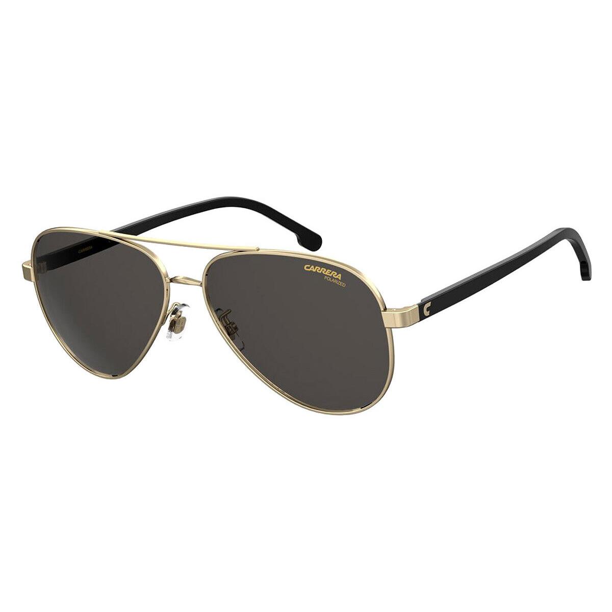 Carrera Car Sunglasses Women Gold Black / Gray Polarized 58mm