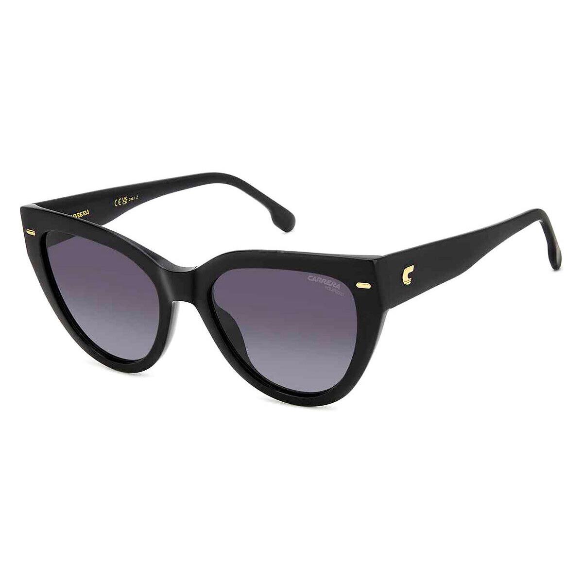 Carrera Car Sunglasses Women Black / Gray SF Polarized 55mm