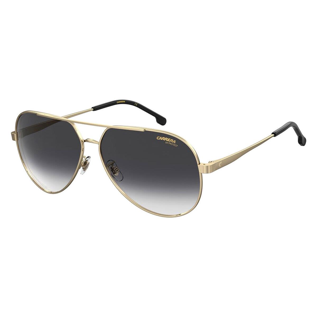 Carrera Car Sunglasses Women Gold Black / Gray Shaded 63mm