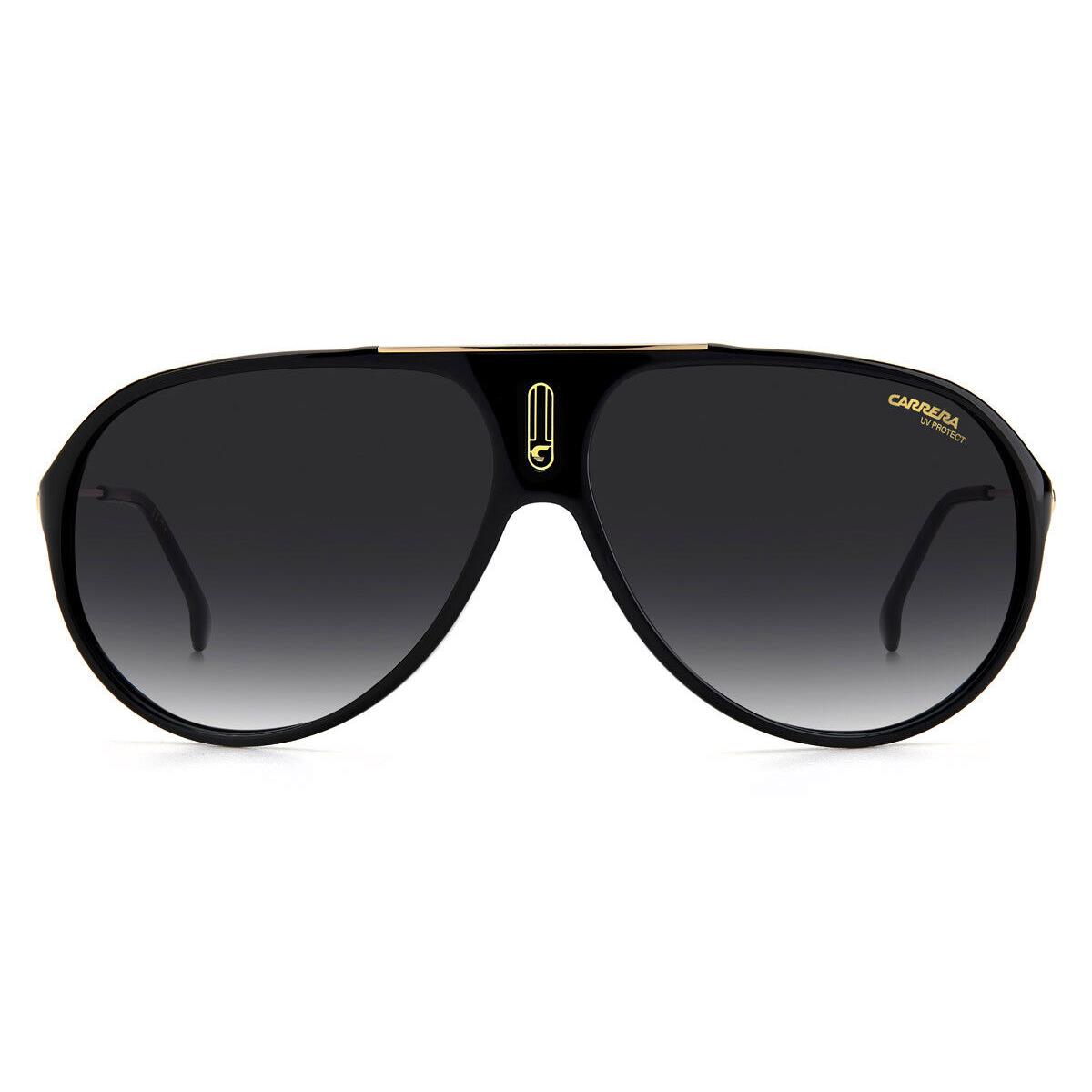 Carrera Hot 65 Sunglasses Women Black Aviator 63mm