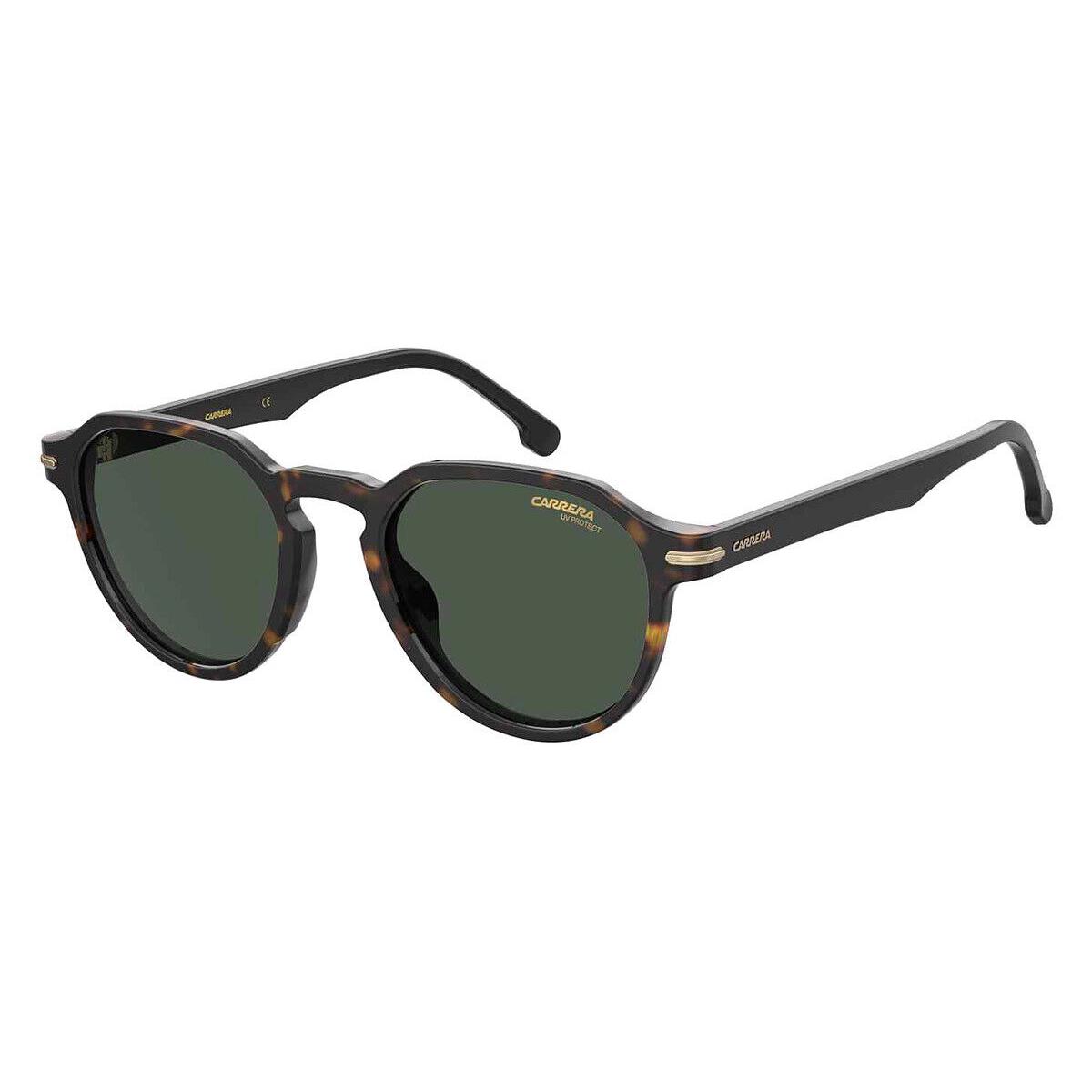 Carrera Car Sunglasses Unisex Havana / Green 50mm