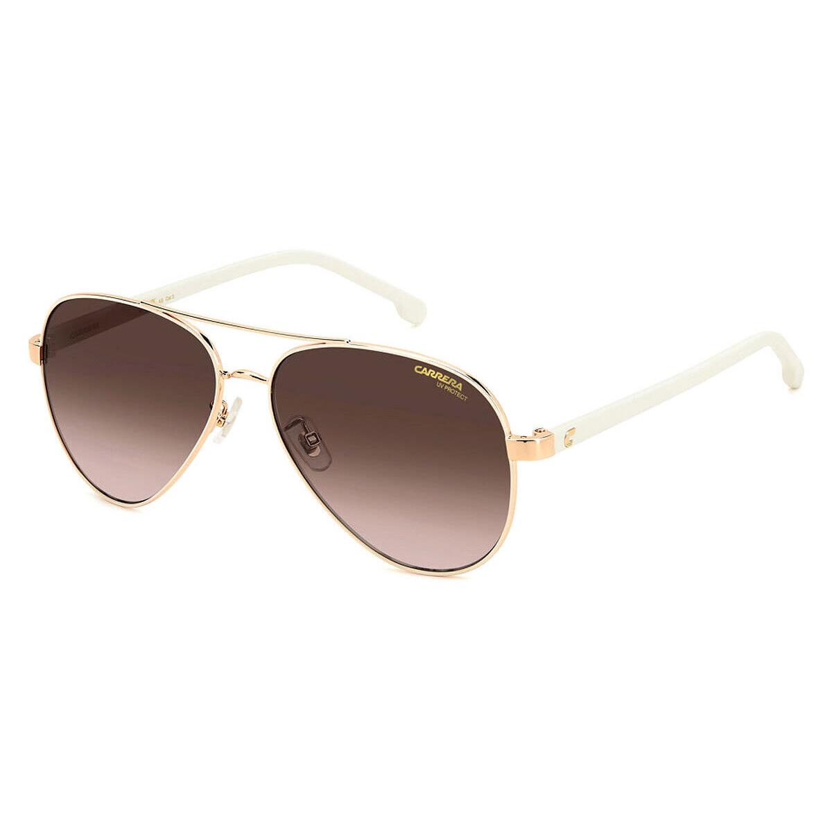 Carrera Car Sunglasses White Copper Gold / Brown Gradient