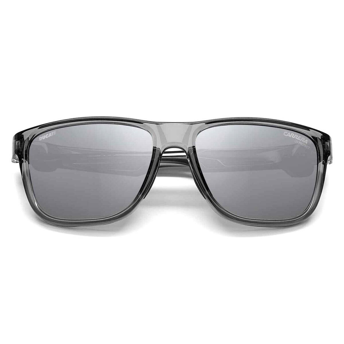 Carrera Carduc 003/S Sunglasses Men Gray Black 57mm - Frame: Gray Black, Lens: Silver Mirrored