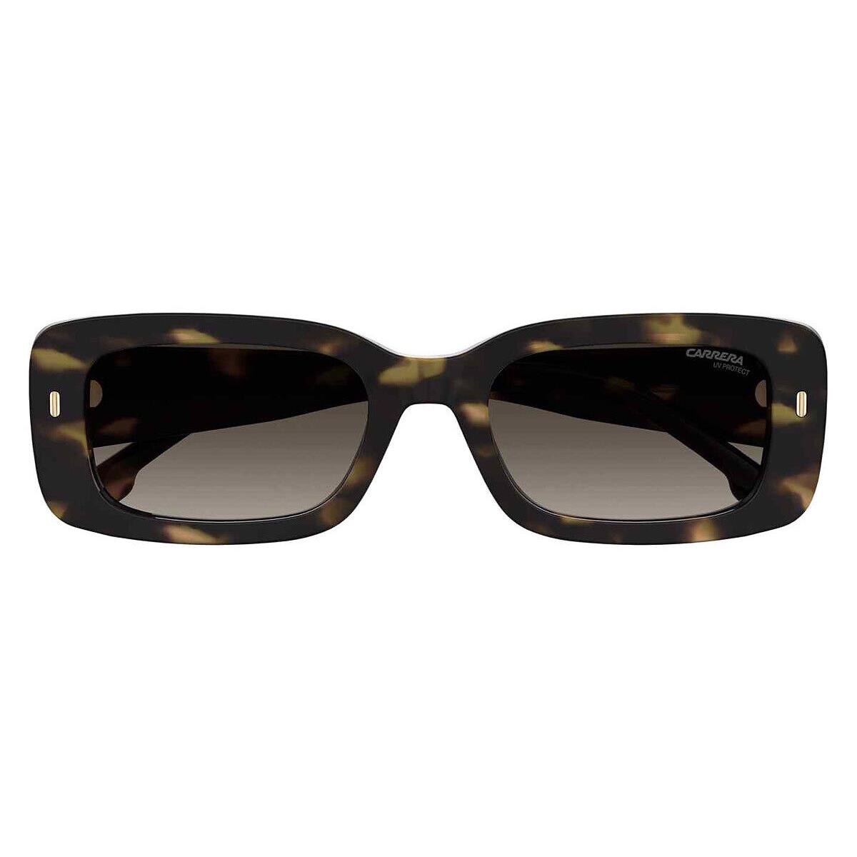 Carrera Car Sunglasses Women Havana / Brown Gradient 53mm
