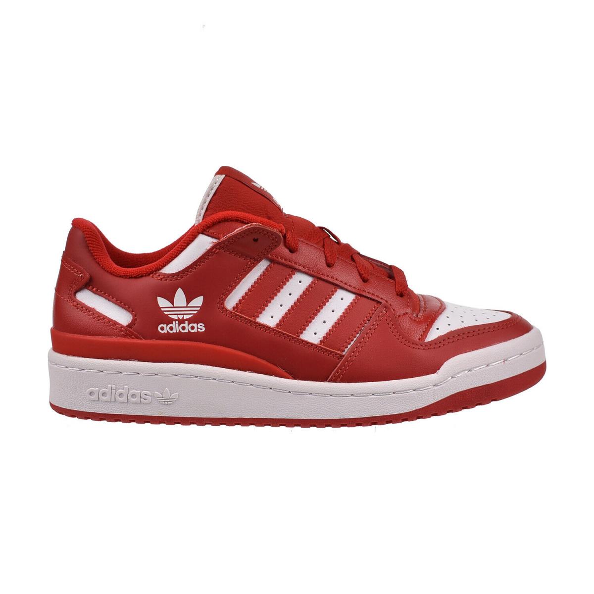 Adidas Forum Low CL Men`s Shoes Scarlet-white HQ1495 - Scarlet-White