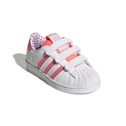 Kid`s Adidas Superstar Shell Toe Low Valentine`s Day 2022 - GY3337 - White