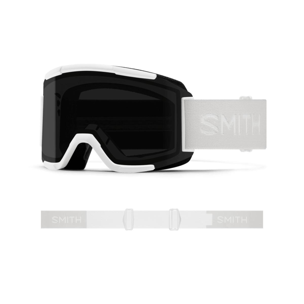 Smith Squad Snow Goggles 2024 - White Vapor w/ ChromaPop Sun Black Lens