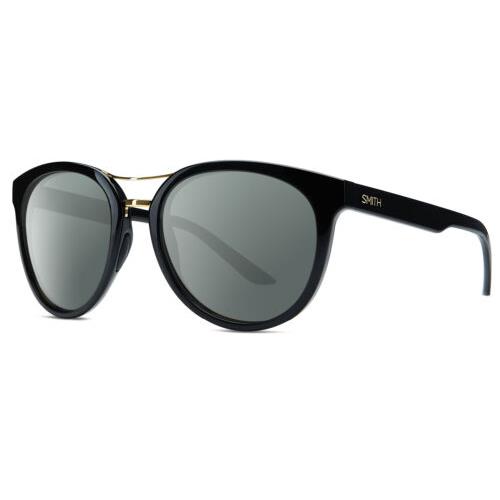 Smith Optics Bridgetown Womens Pantho Polarized Sunglasses Black Gold 54mm 4 Opt Smoke Grey Polar
