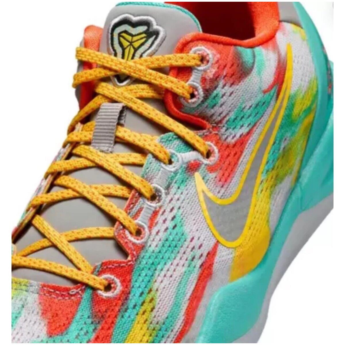 Nike Kobe 8 Protro Venice Beach Sneakers Little Kids PS - Multicolor, way: Stadium Grey/Metallic Silver/Tour Yellow