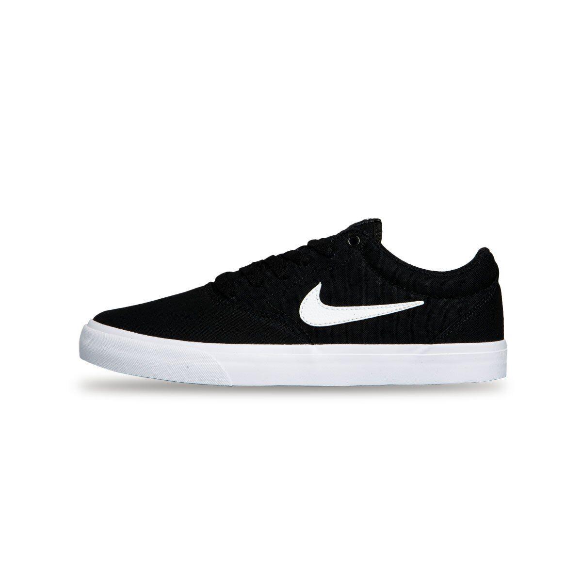 Nike SB Charge Cnvs Men`s Shoes Black/white CD6279 002 - Black/white