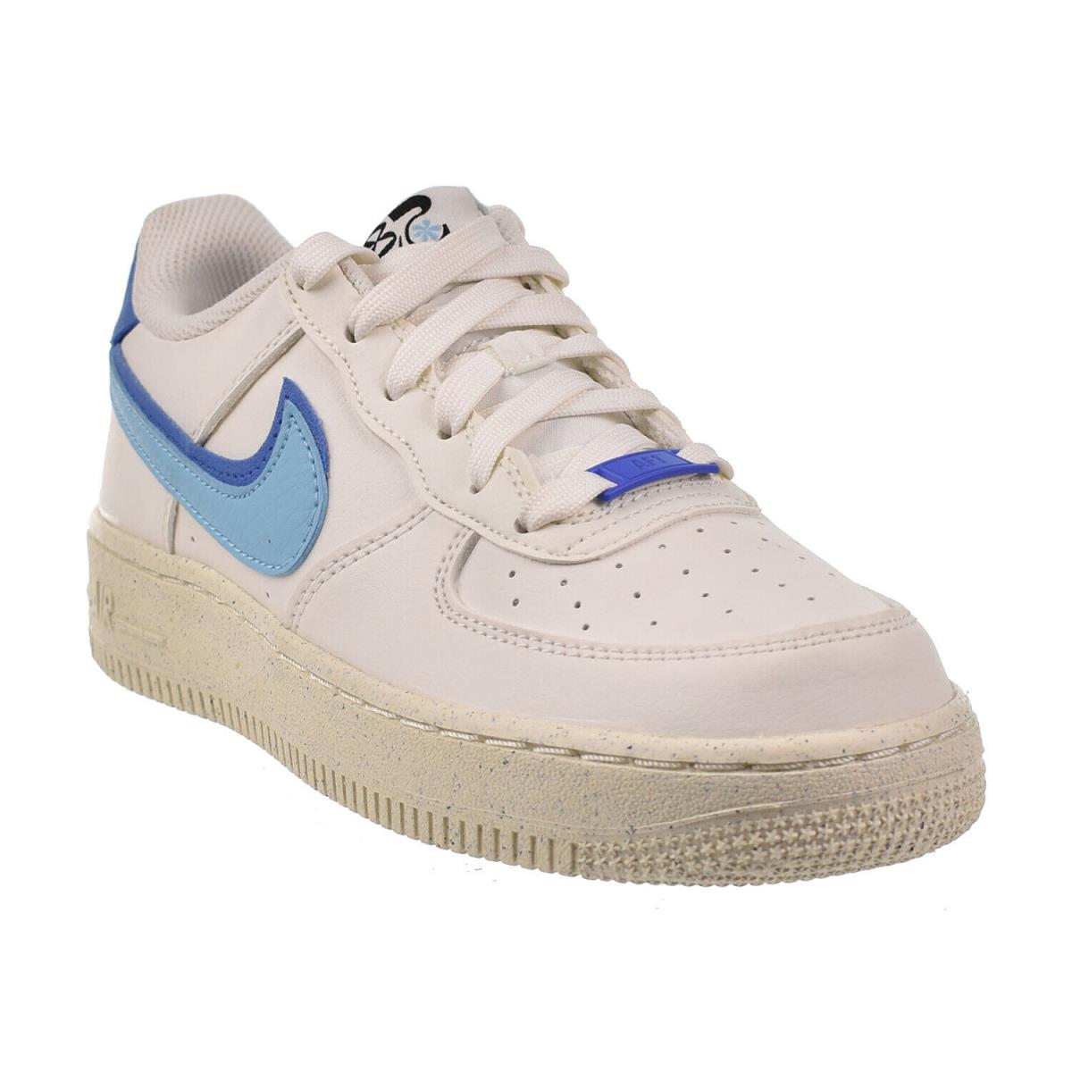 Nike Air Force 1 LV8 GS Big Kid`s Shoes Sail-blue Chill DQ0359-100 - Sail-Blue Chill