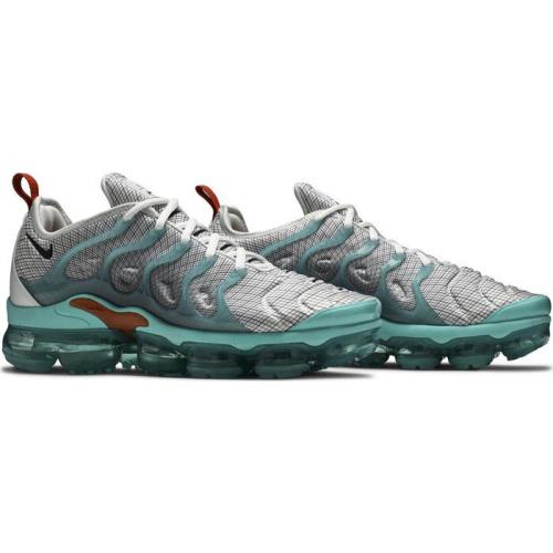 Men`s Nike Air Vapormax Plus `aurora Green` 924453 107 - Grey/Aurora Green