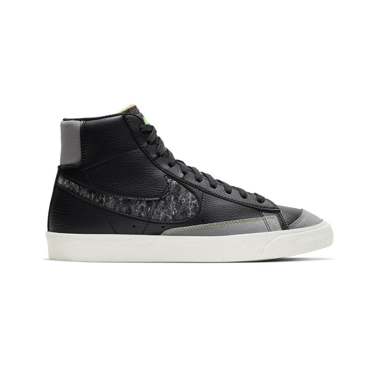 Nike Men`s Blazer Mid 77` Vintage Recycled CW6726-001 Black/white SZ 7-15 - Black/White