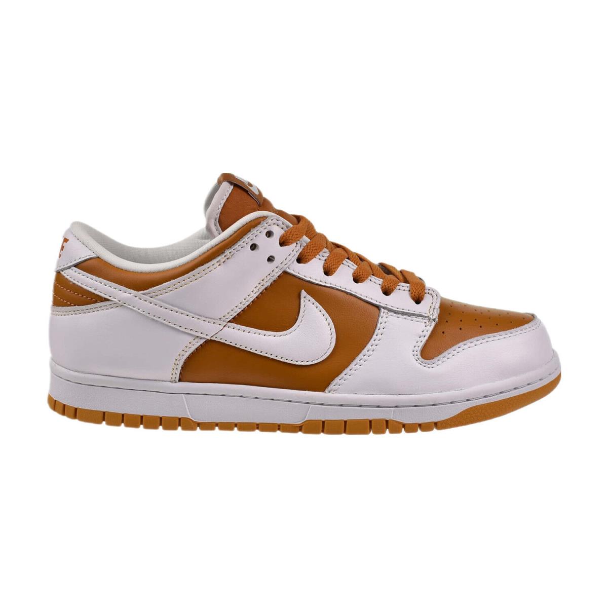 Nike Dunk Low Men`s Shoes Dark Curry-white FQ6965-700 - Dark Curry-White