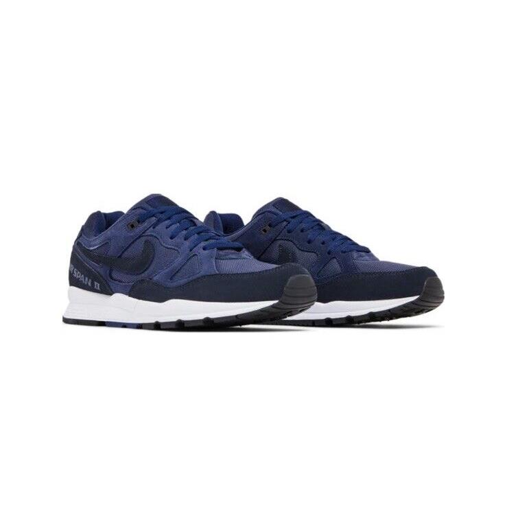 Men Nike Nike Air Span II SE SP19 Midnight Navy/dark Obsidian BQ6052-400 - Midnight Navy/Dark Obsidian