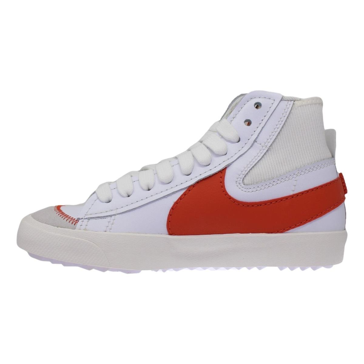 Men`s Nike Blazer Mid `77 Jumbo White/mantra Orange-sail DH7690 100 - White/Mantra Orange-Sail