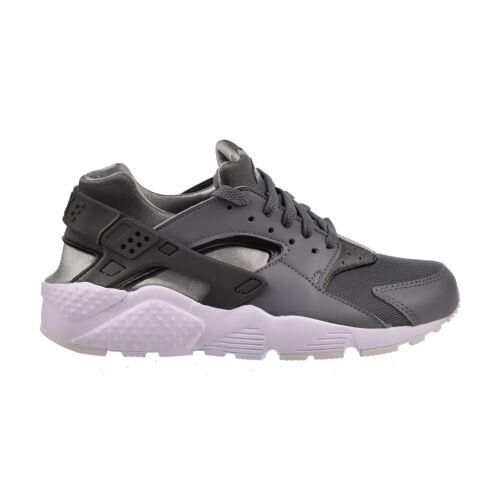 Nike Huarache Run GS Big Kids` Shoes Grey-silver 654275-012 - Grey-Silver