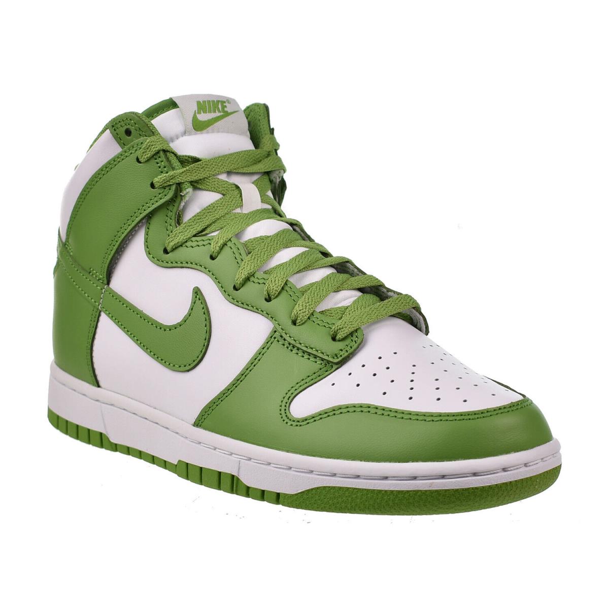 Nike Dunk High Retro Men`s Shoes White-chlorophyll DV0829-101 - Coconut Milk-Light Armory Blue-Sanddrift