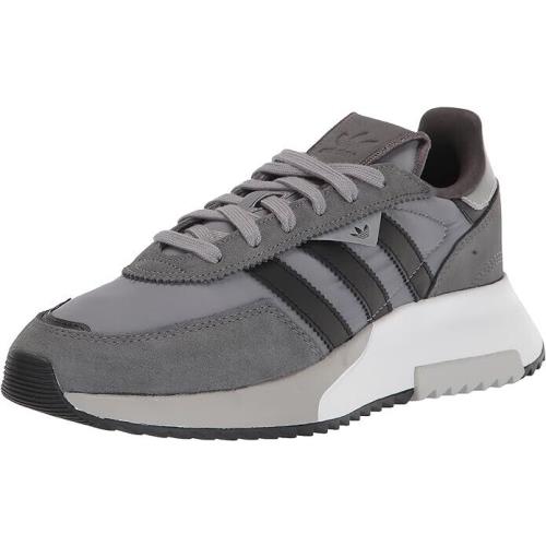 Adidas Originals Men`s Retropy F2 Sneaker Black/grey Size 7.5 US - Gray